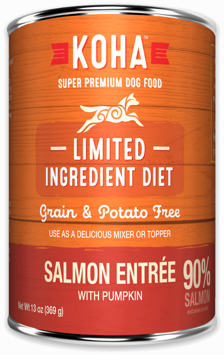 Koha Limited Ingredient Dog Grain Free Can Food 90% Salmon