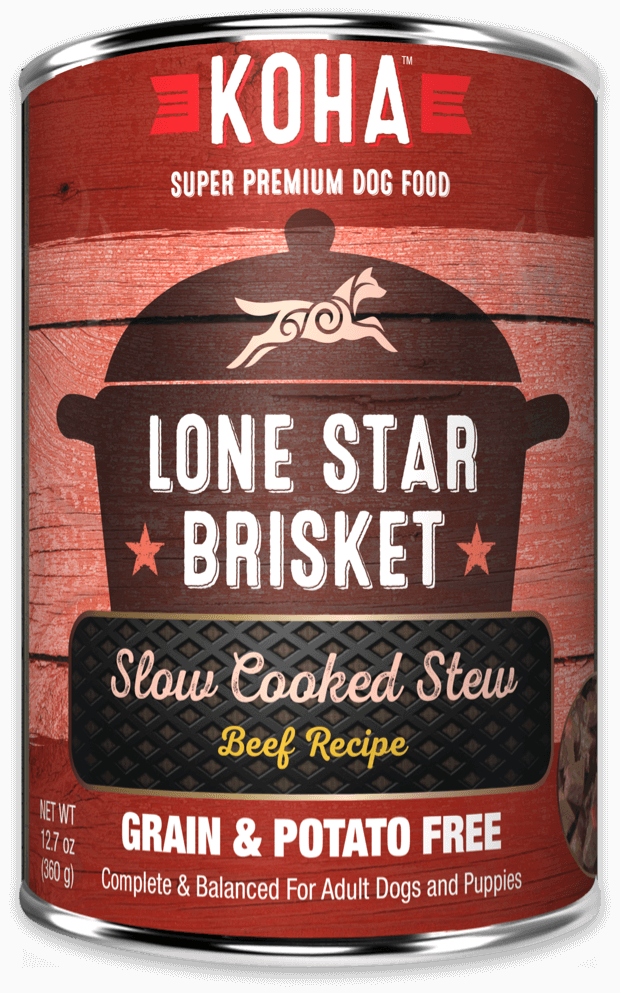 Koha Slow Cooked Stew Dog Grain Free Can Food Lone Star