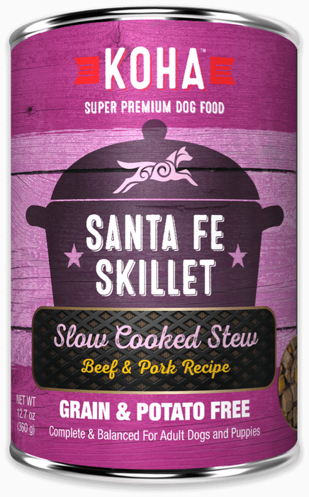 Koha Slow Cooked Stew Dog Grain Free Can Food Santa Fe Skillet