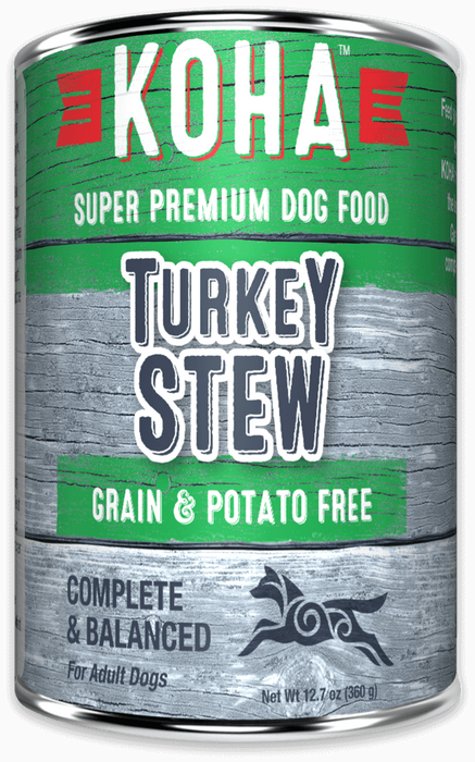 Koha Stew Dog Grain Free Can Food Turkey