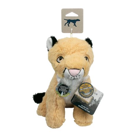 Tall Tails Dog Toy Plush Squeaker Crunch Mountain Lion 9"