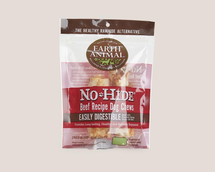 Earth Animal No Hide Dog Chew Beef Small 4"