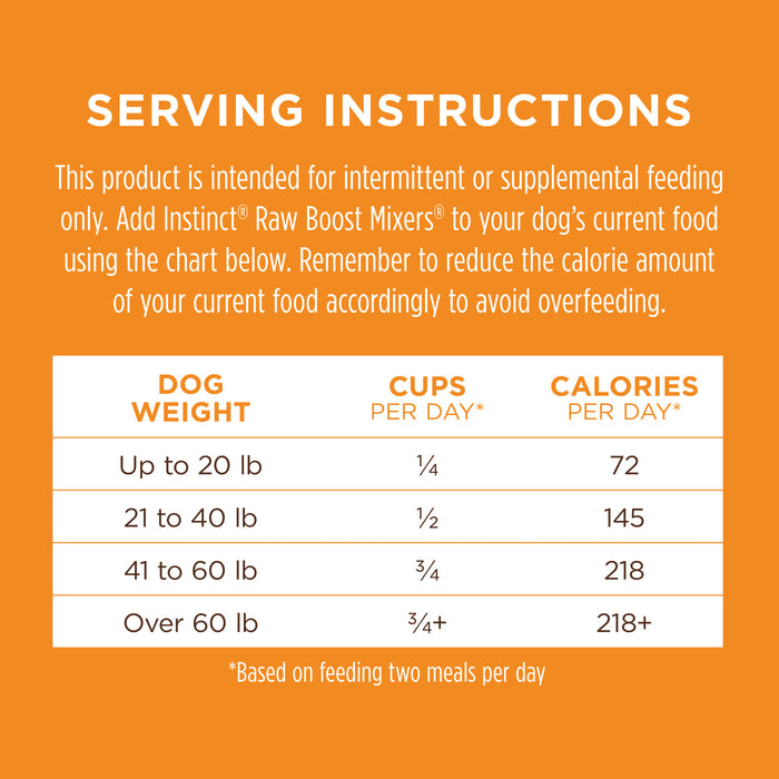 Instinct Dog Freeze Dried Raw Boost Mixers, Gut Health