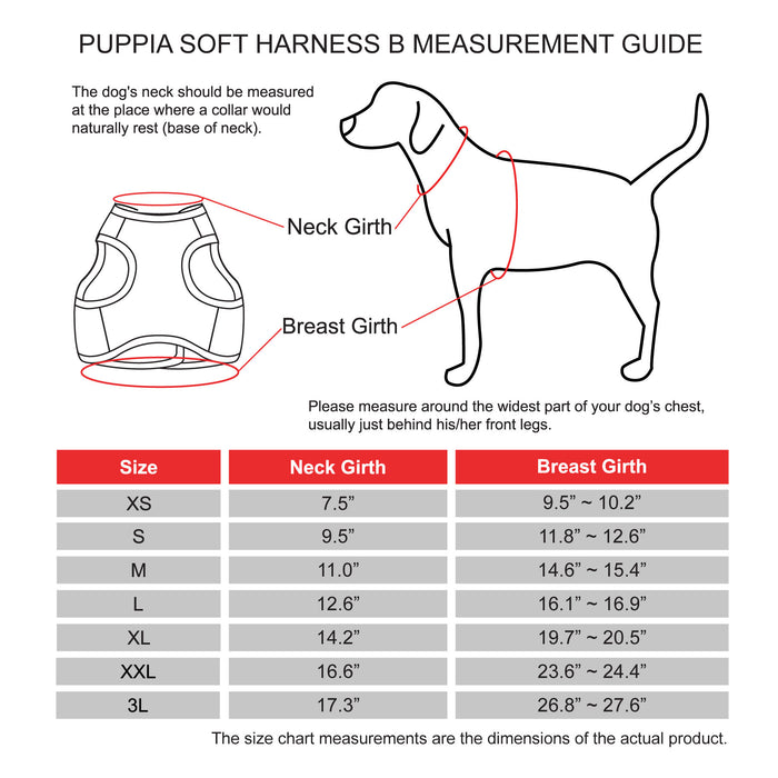 Puppia Soft Vest Harness B