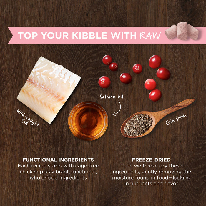 Instinct Dog Freeze Dried Raw Boost Mixers, Skin & Coat