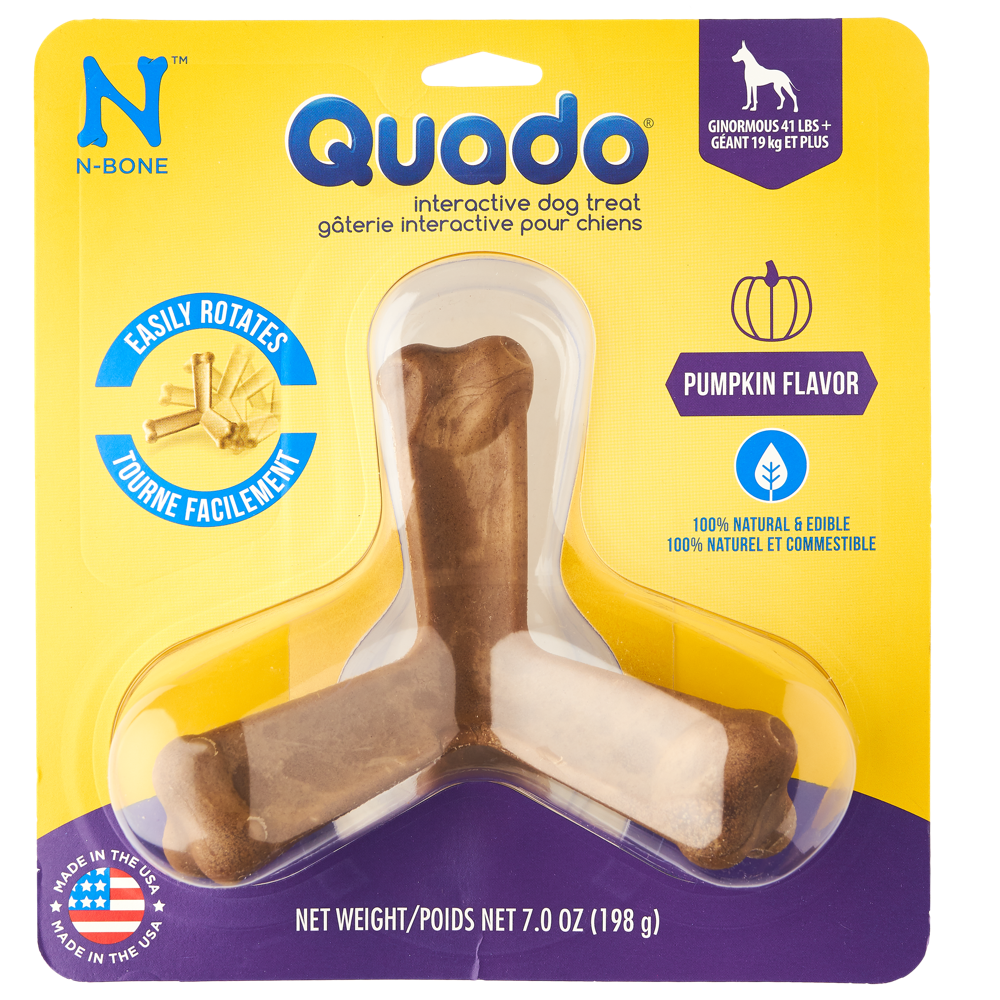 N-Bone Quado Dog Dental Treats Pumpkin