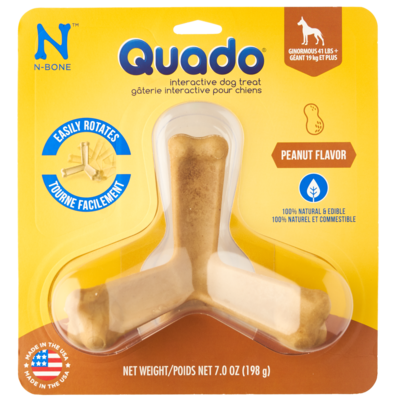 N-Bone Quado Dog Dental Treats Peanut
