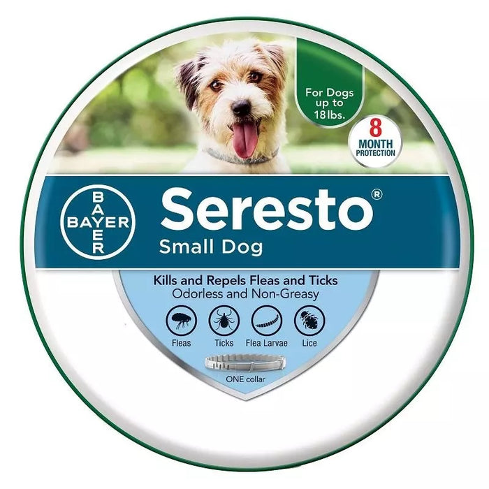 Seresto Flea & Tick Dog Collar, Small under 18lb