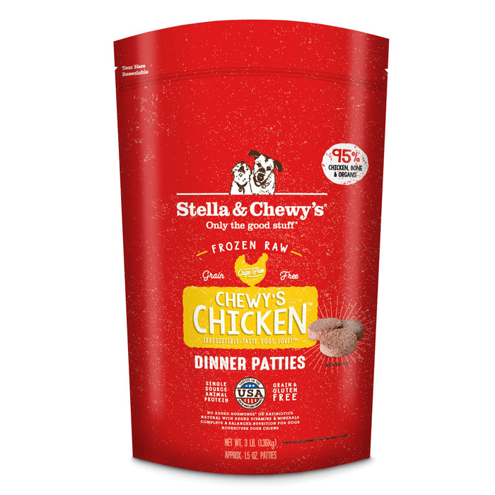 Stella & Chewy's Dog Frozen Raw Food Patties Chicken