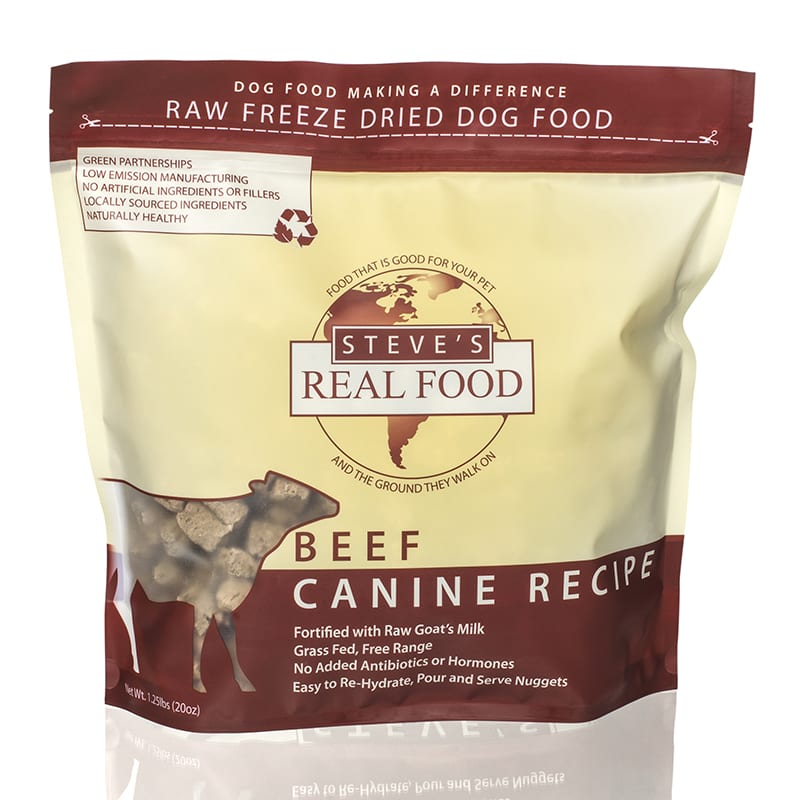 Steve's Dog Freeze Dried Food Beef Nuggets (Bites)