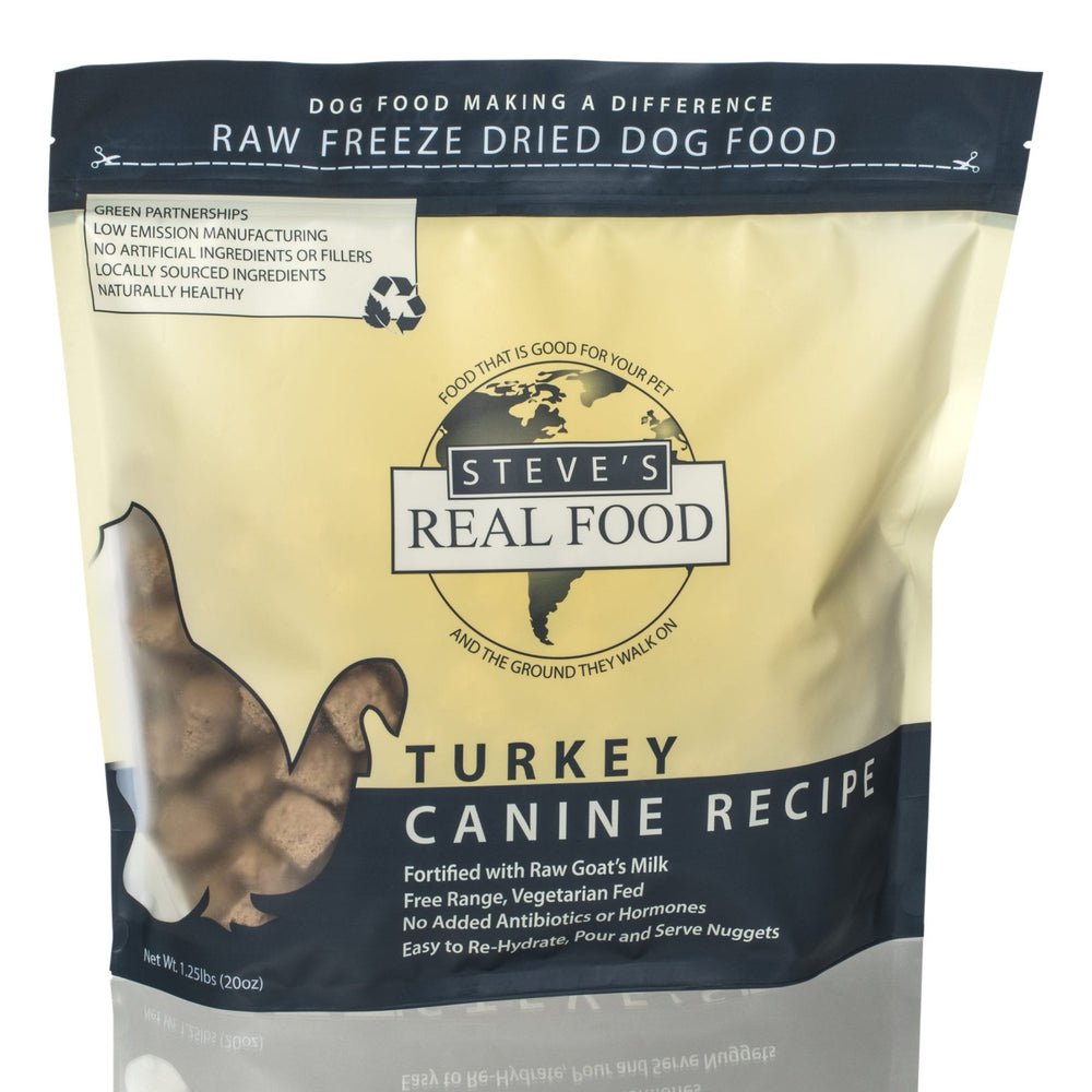 Steve's Dog Freeze Dried Food Turkey Nuggets (Bites)