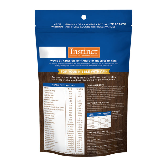 Instinct Dog Freeze Dried Raw Boost Mixers, Multi-Vitamin Adult Senior