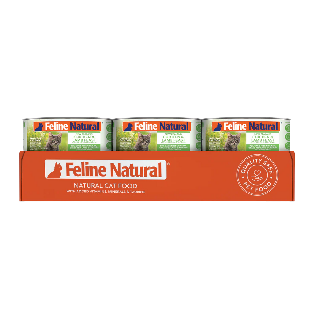 Feline Natural Grain Free Cat Can Food Chicken & Lamb