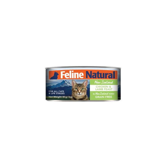 Feline Natural Grain Free Cat Can Food Chicken & Lamb