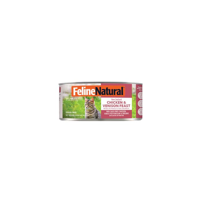 Feline Natural Grain Free Cat Can Food Chicken & Venison