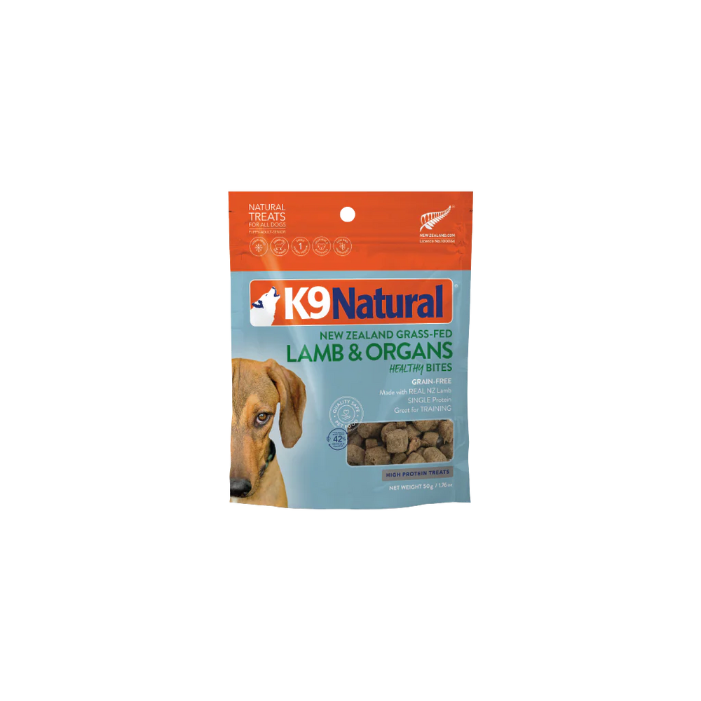 K9 Natural Dog Freeze Dried Healthy Bites Treats Lamb