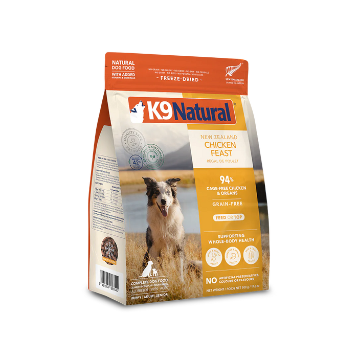 K9 Natural Dog Freeze Dried Food Chicken Feast