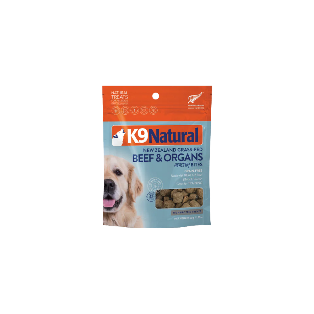 K9 Natural Dog Freeze Dried Healthy Bites Treats Beef