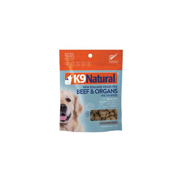 K9 Natural Dog Freeze Dried Healthy Bites Treats Beef