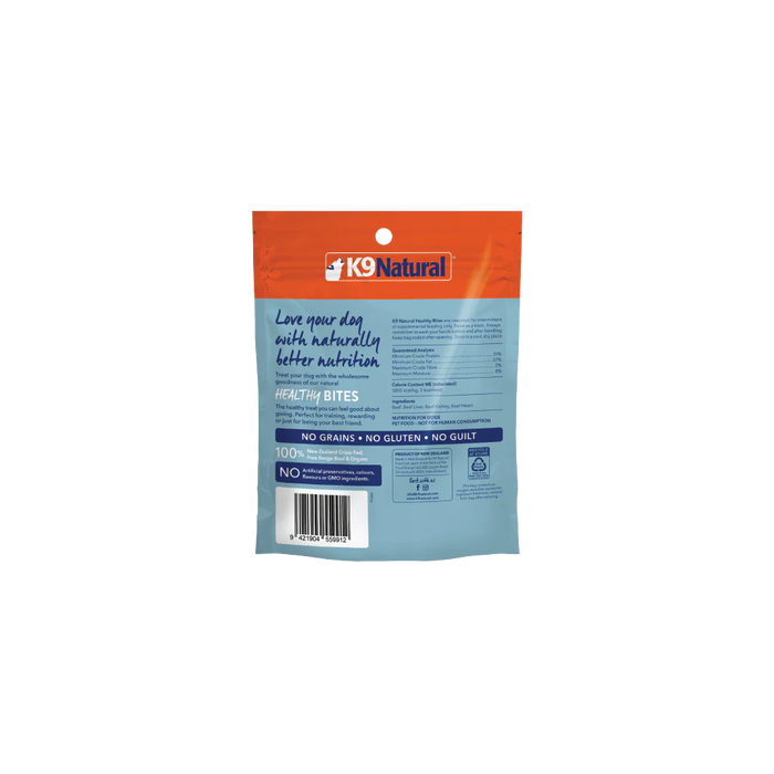 K9 Natural Dog Freeze Dried Healthy Bites Treats Beef