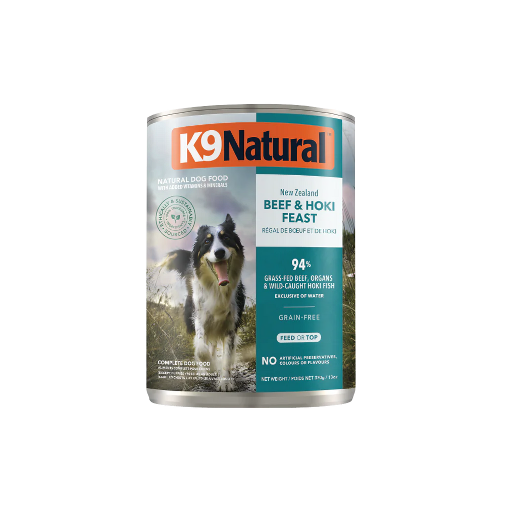 K9 Natural Grain Free Dog Can Food Hoki & Beef