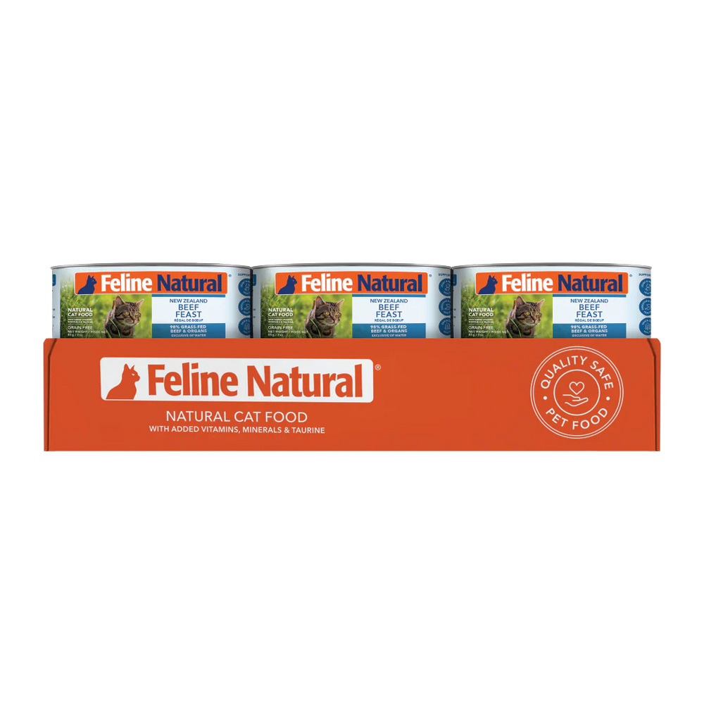 Feline Natural Grain Free Cat Can Food Beef