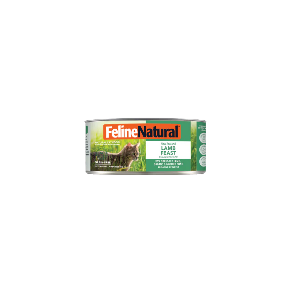 Feline Natural Grain Free Cat Can Food Lamb