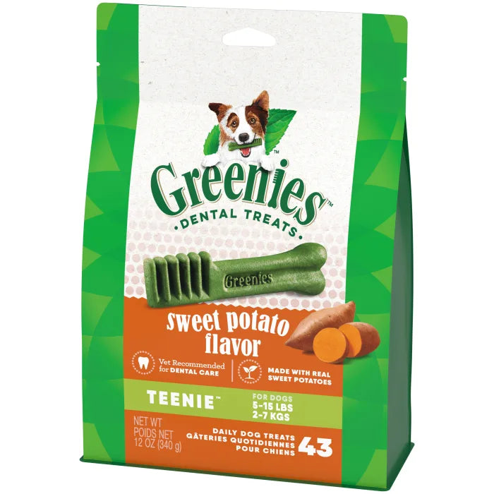 Greenie Sweet Potato Dental Treats Teenie