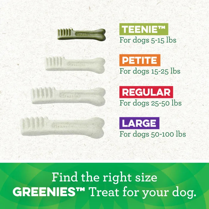 Greenie Sweet Potato Dental Treats Teenie