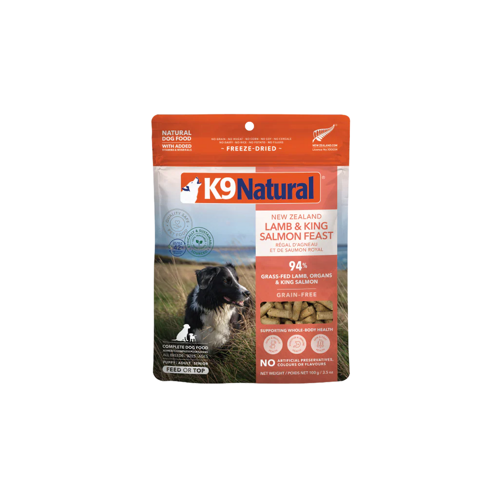 K9 Natural Dog Freeze Dried Food Lamb & Salmon Topper