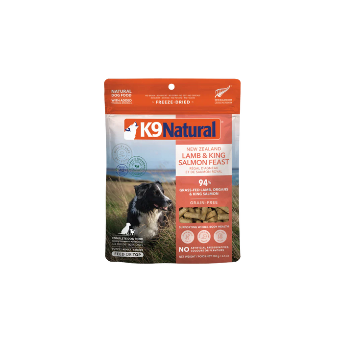 K9 Natural Dog Freeze Dried Food Lamb & Salmon Topper