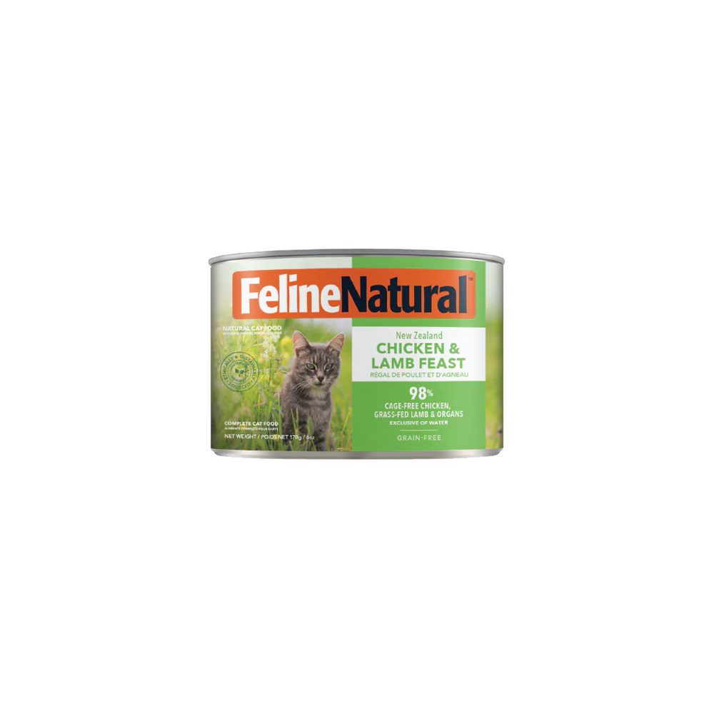 Feline Natural Grain Free Cat Can Food Chicken & Lamb