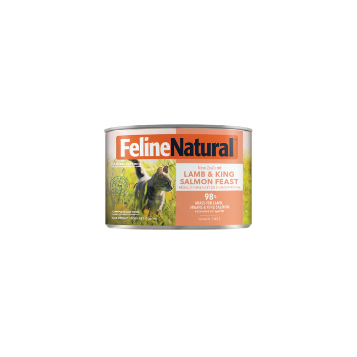 Feline Natural Grain Free Cat Can Food Lamb & Salmon