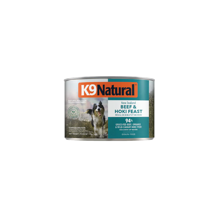 K9 Natural Grain Free Dog Can Food Hoki & Beef