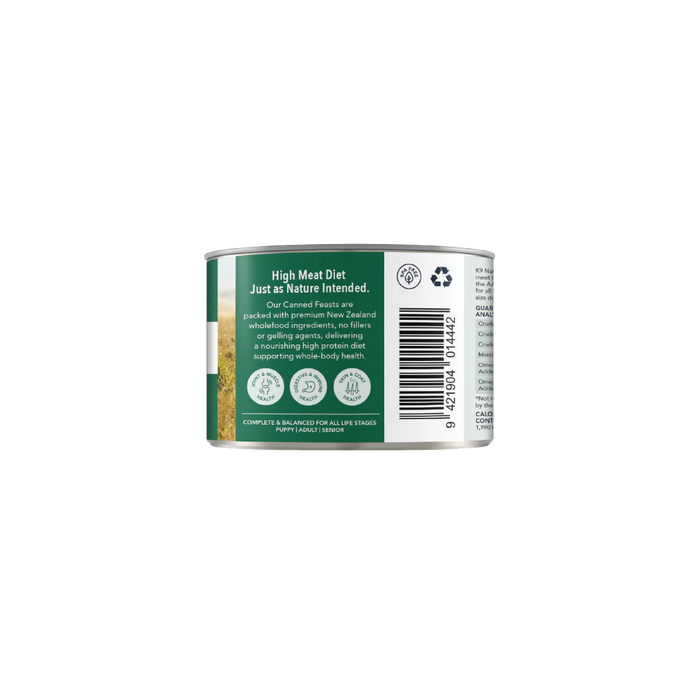 K9 Natural Grain Free Dog Can Food Lamb