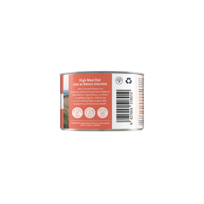 K9 Natural Grain Free Dog Can Food Lamb & Salmon