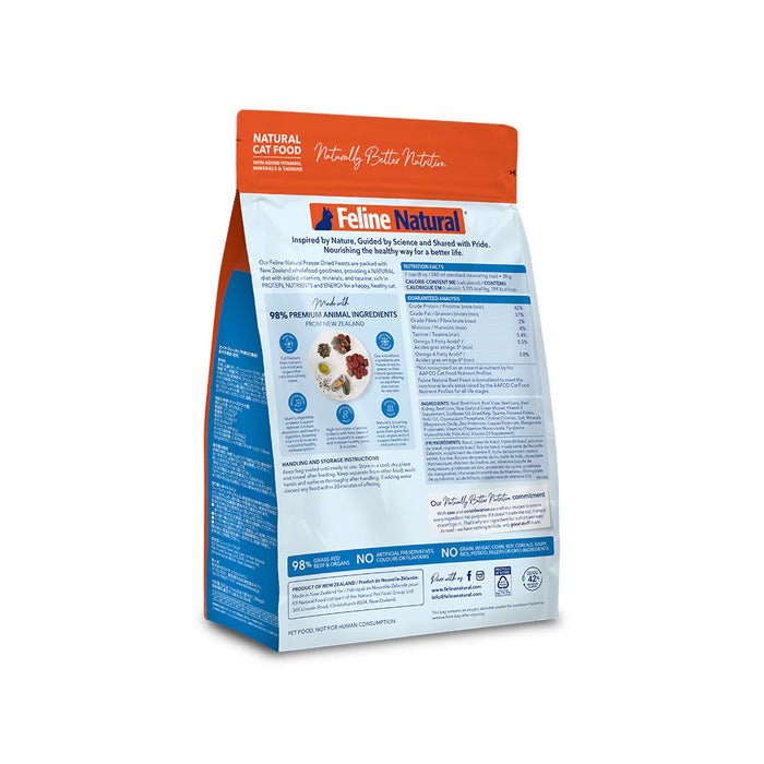 Feline Natural Cat Freeze Dried Food Beef