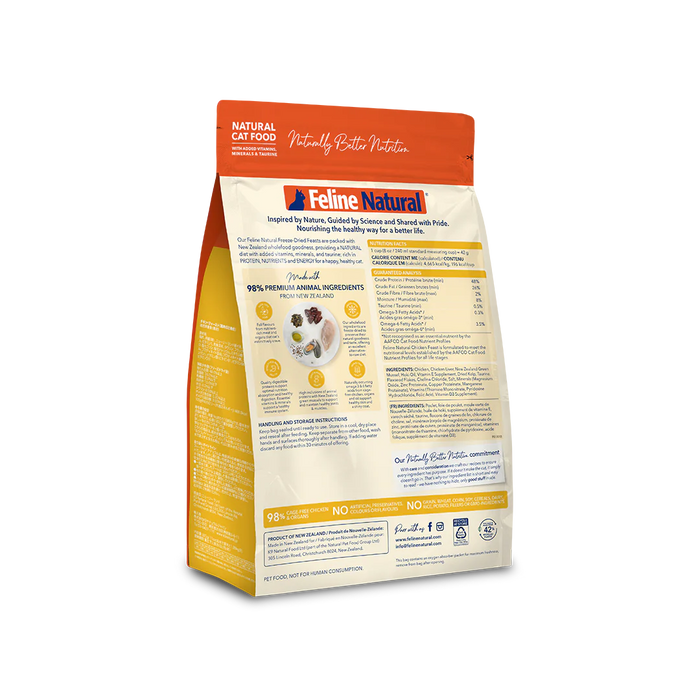 Feline Natural Cat Freeze Dried Food Chicken