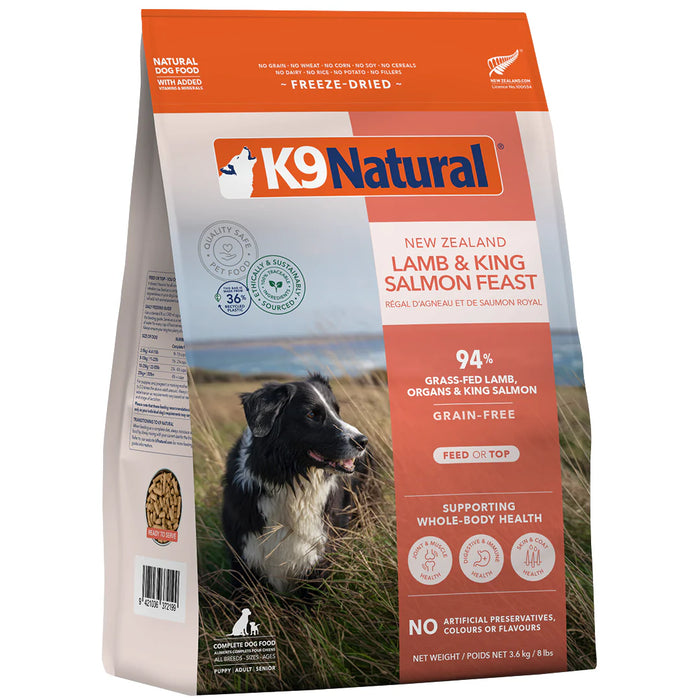 K9 Natural Dog Freeze Dried Food Lamb & Salmon Feast