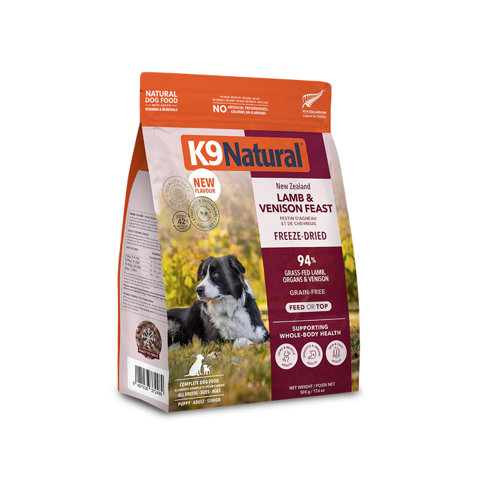 K9 Natural Dog Freeze Dried Food Lamb & Venison
