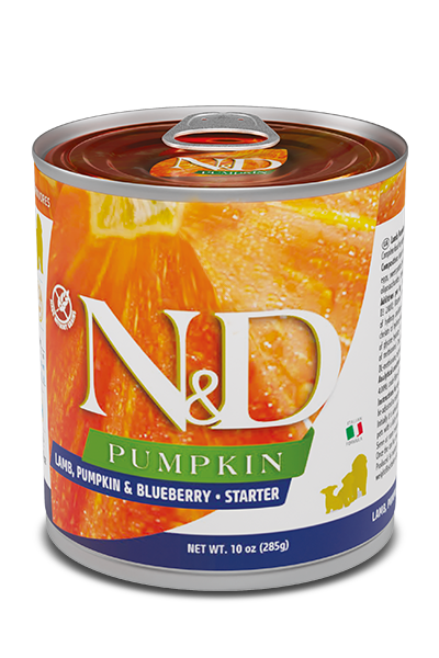 Farmina N&D Pumpkin Grain Free Dog Can Food Lamb & Blueberry Starter