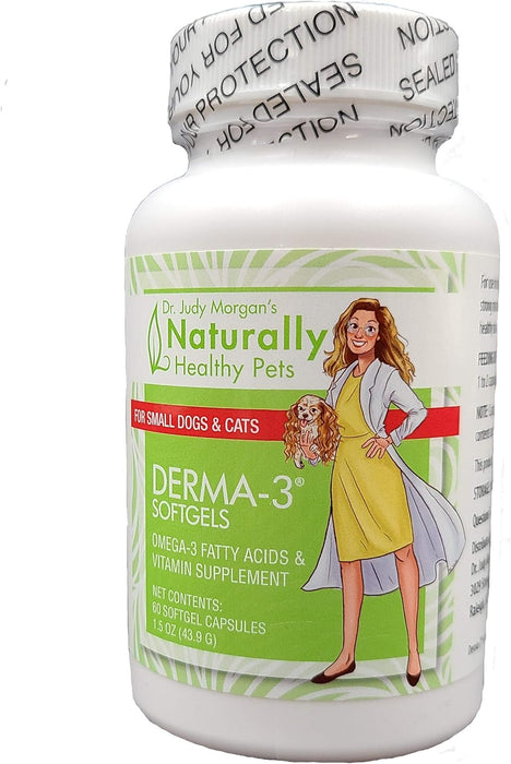 Dr. Judy Morgan's Derma-3 Omega3 Fish Oil Soft Gels 60ct