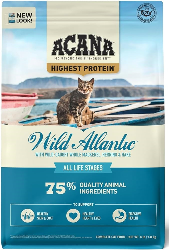 Acana Highest Protein Grain Free Cat Dry Food Wild Atlantic