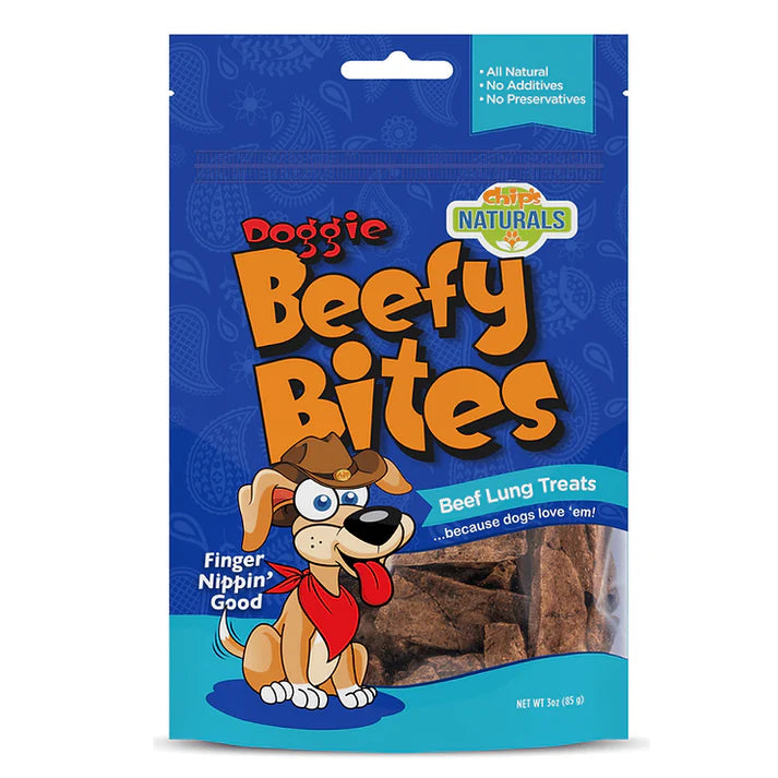 Doggie Treats, Beefy Bites, 3oz