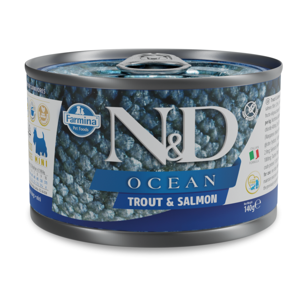 Farmina N&D Ocean Grain Free Dog Can Food Trout & Salmon