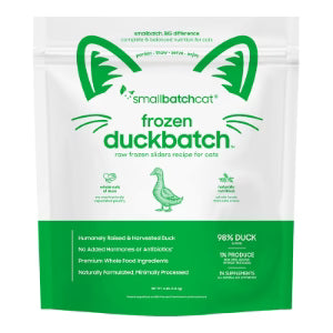 Small Batch Cat Frozen Raw Food Sliders Duck