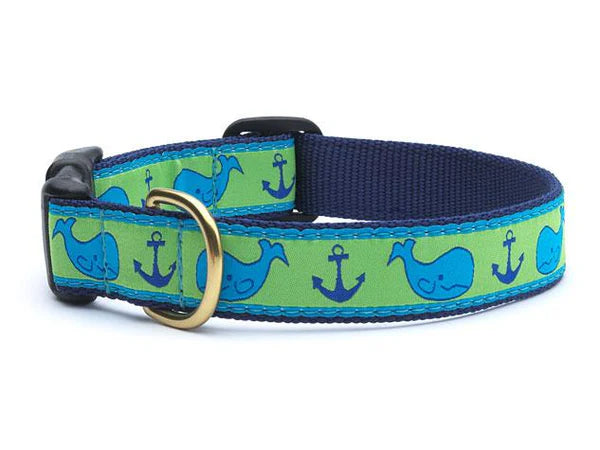 Up Country Dog Collar Whale