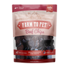Farm to Pet Treats Beef Chips, 12 oz