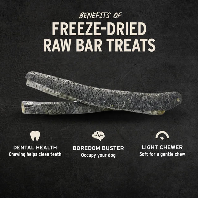 Vital Essentials Dog Freeze Dried Raw Bar Salmon Skin