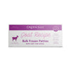 Green Juju Dog Frozen Raw Food Goat Bulk